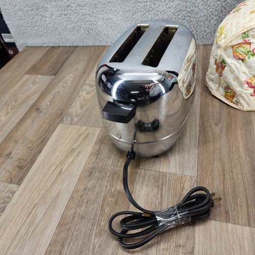 Iona Select-O-Matic Toaster Vintage Chrome 2-Slice Mid-Century w/ Cover - Picture 6 of 14