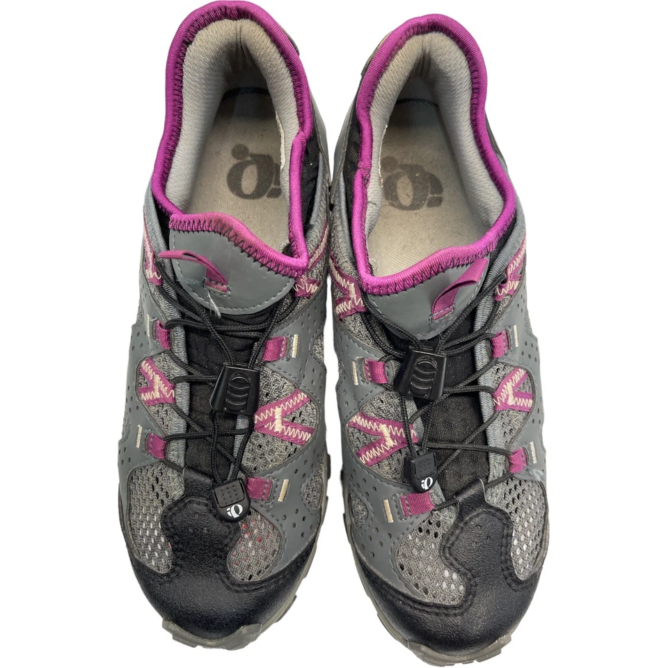 Pearl Izumi Mujer Ciclismo de Montaña Transpirable Ciclismo Gris/Púrpura Talla 9.5 Foto 3 de 4