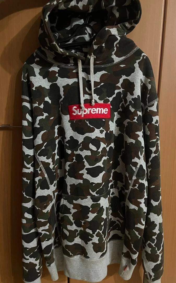 Sweat à capuche camouflage logo Supreme Box   2012 automne/hiver (12AW)