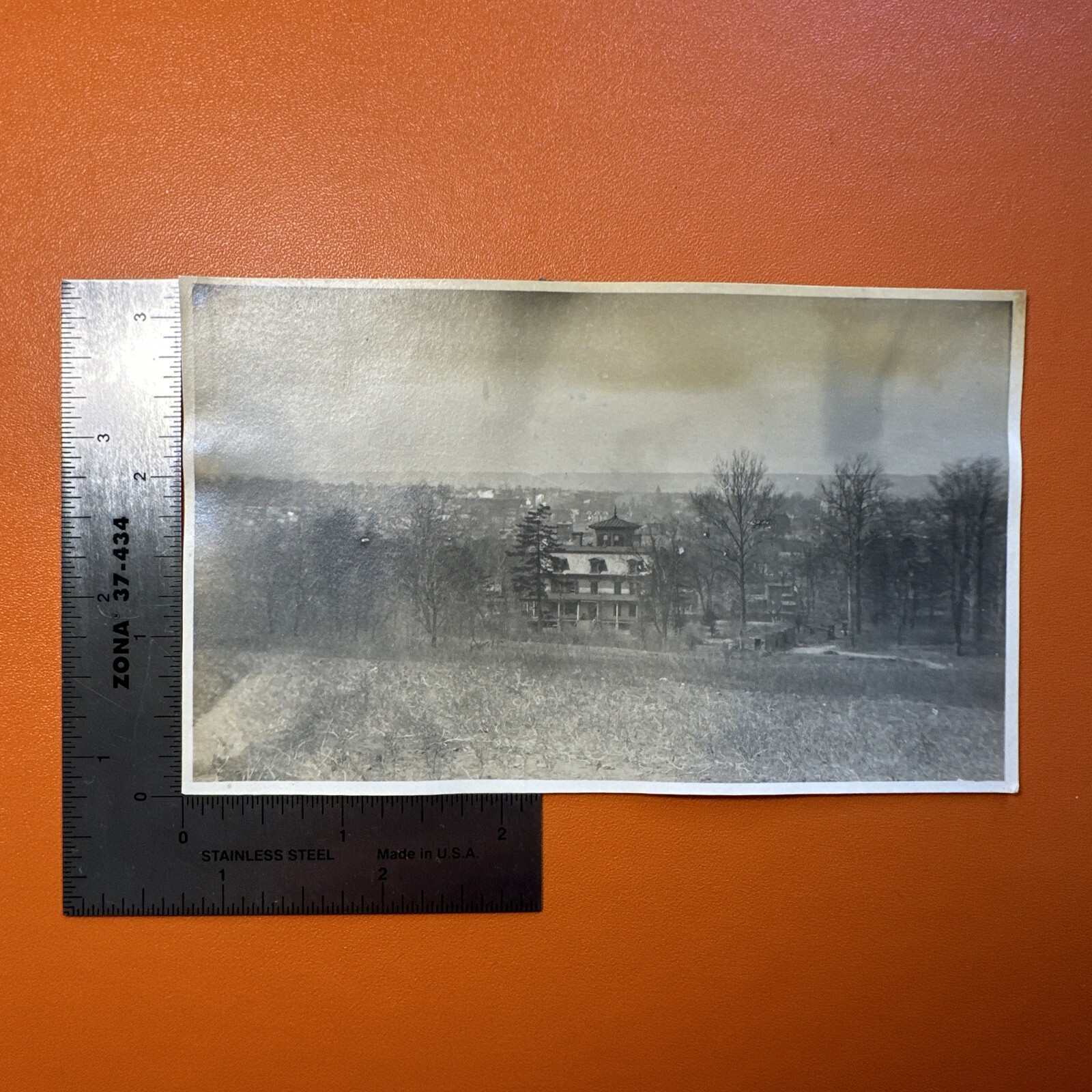 VINTAGE PHOTO Schuyler Mansion, “Fairlawn Manor” 1900s Kearny NJ Hudson