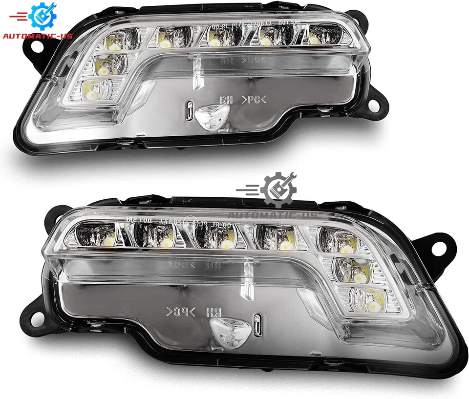 Luces antiniebla LED DRL luces de conducción para Mercedes Benz E350 E550 E26 AMG 2010-2016 Foto 2 de 4