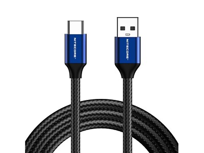 Nitecore UAC20 USB-C auf USB-A Ladekabel und Datenkabel