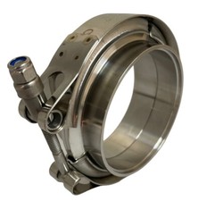 V-Band Clamp + Flanges Complete Stainless Steel Extra Turbo Hose