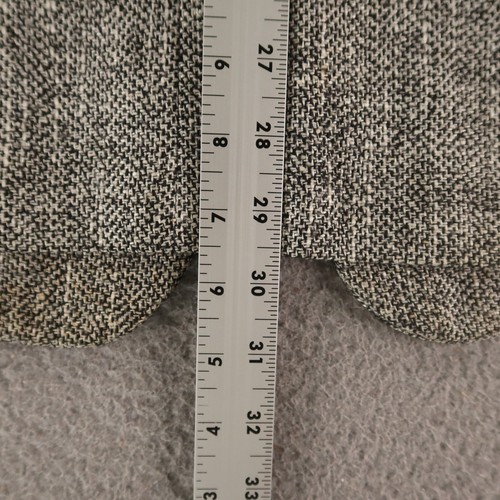 VTG Daniel Hechter Jacket M Gray Silk Matka Hopsack Blazer Sport Coat USA 40R - Picture 13 of 17
