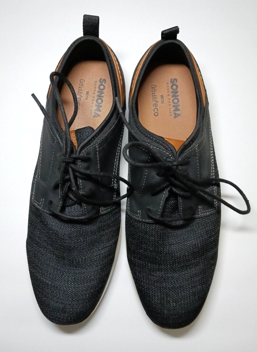Sonoma Goods for Life Ortholite Eco Mens Lace Up Shoes Black  display picture 1