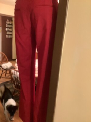 cigarette pants red The Pant graceful sensibility Silk Faille Cigarette Pants Red