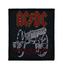 AC/DC For Those About To Rock Battle Jacket Sew On Woven Patch 10-A Official