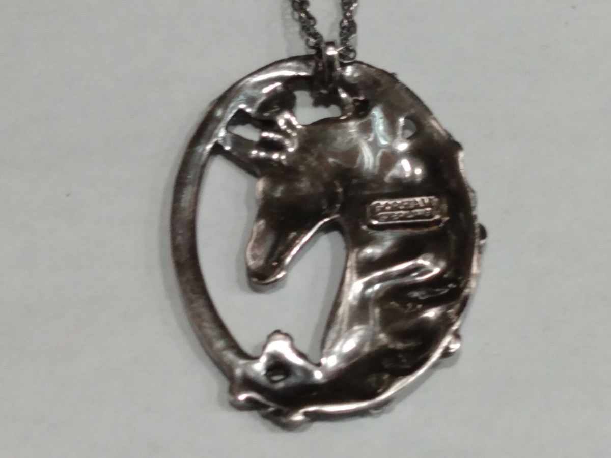 Vintage Sterling Silver Gorham Unicorn Necklace | eBay
