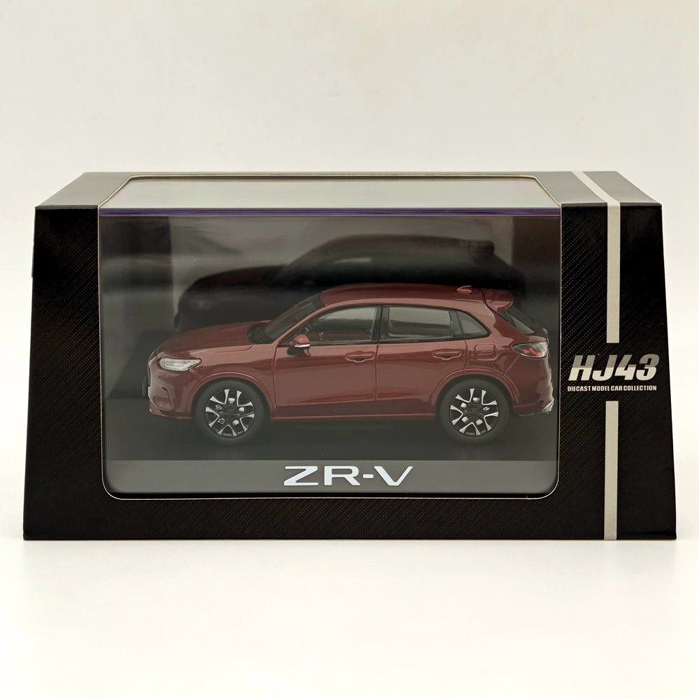 Hobby Japan 1/43 ZR-V E:HEV - Modèle Réduit Premium Crystal Garnet Metallic