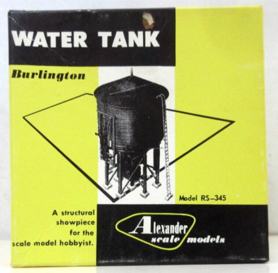 Alexander Scale Models - Burlington Standard Water Tank - HO Scale - # ...