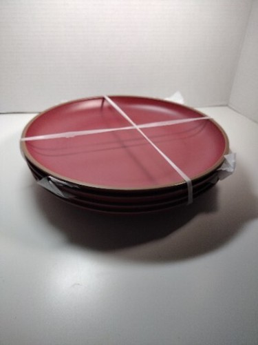 Kitchen New Gibson Home 8 Piece Melamine Four Plates For Round Bowls 1 Bowlcrack - Picture 7 of 15