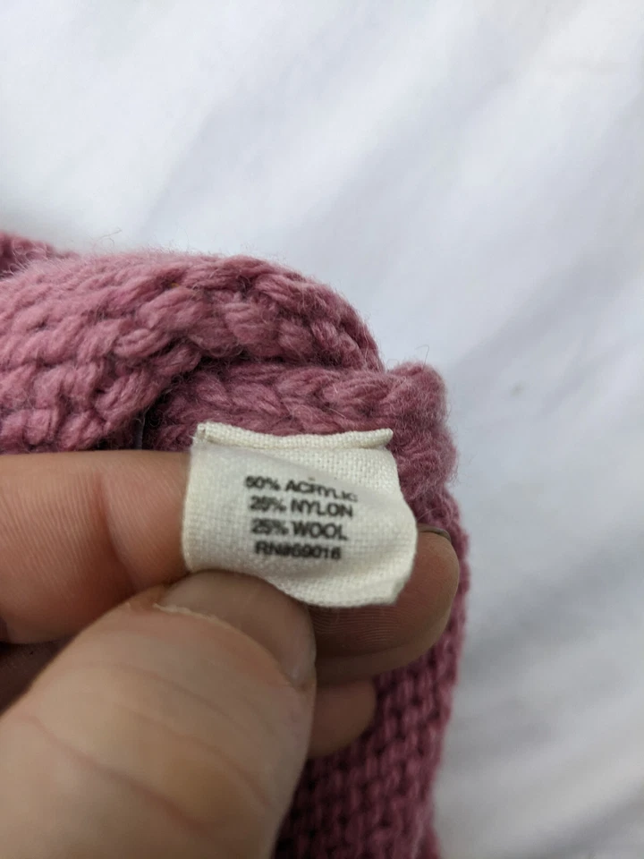 Ruff Hewn женщин размер 1 X розовый кабель трикотажа Aysmetric рыбаков тянуть на повседневный - Изображение 3 из 4