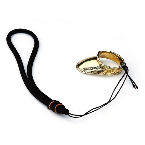 20-22mm Brass Archery Thumb Ring Finger Guard for Traditional Bow Hunting, Gift - Picture 11 of 19