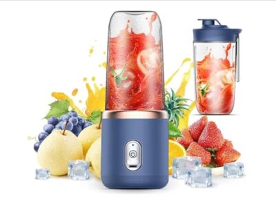 Extractor de licuadora exprimidor de frutas pequeño recargable por USB portátil