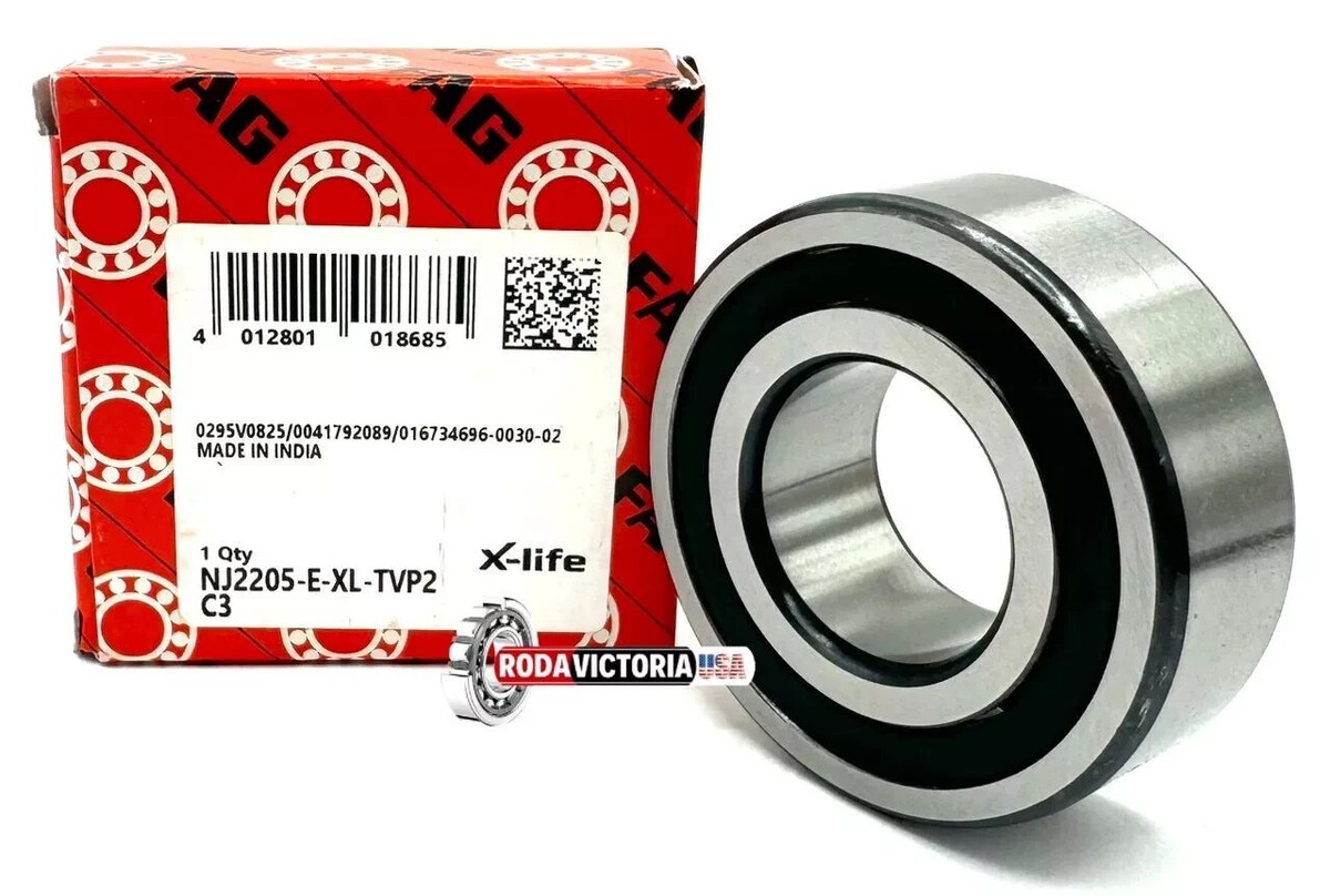 FAG NJ2205 E XL TVP2 CYLINDRICAL ROLLER BEARING 25x52x18 mm | eBay