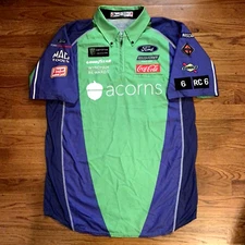 Ryan Newman Acorns Nascar Ford Roush Racing Pit Crew Jersey Track Team Shirt XL