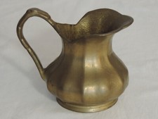 ca.2100gr.!!!! Alte Messingkanne Messingkrug Messing Henkel Krug Vase
