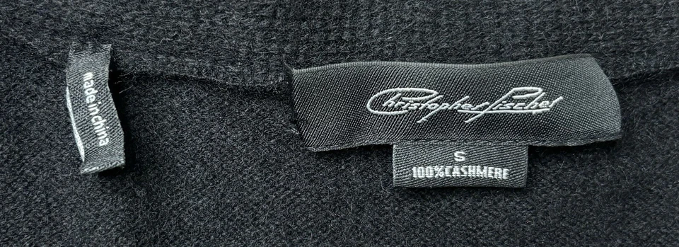 Suéter Christopher Fischer de cachemir para mujer pequeño adornado escote cuello en V Foto 2 de 4