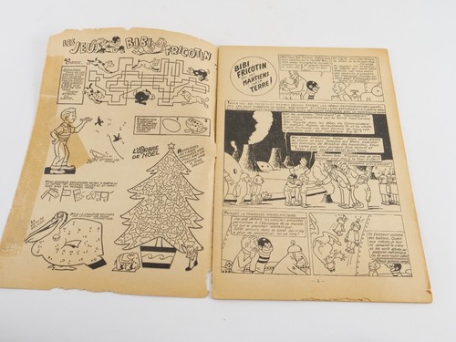 BD BIBI FRICOTIN n° 2 n° 3 de 1955 Jeunesse Joyeuse Lacroix 18,5 x 26,5 cm - Imagen 9 de 13