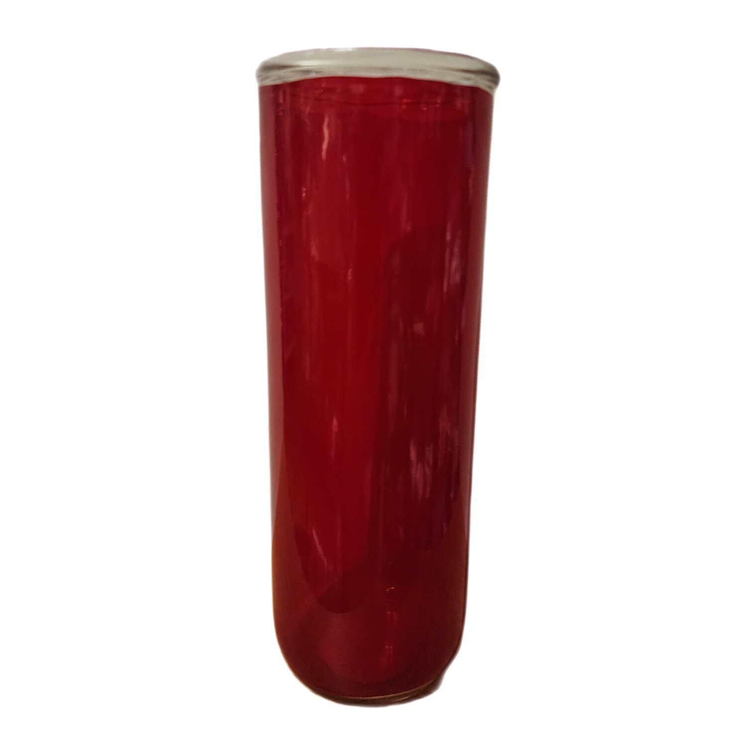 8 Inch One Red Offerlight Glass Globe Votive Candle Holder