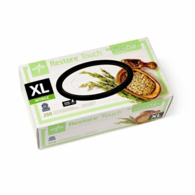 Oatmeal Restore Gloves Medline Restore Sense PF Nitrile Exam