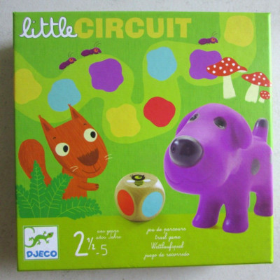 Brettspiel Little Circuit Djeco 2-5 Jahre Rennspiel komplett, guter Zustand
