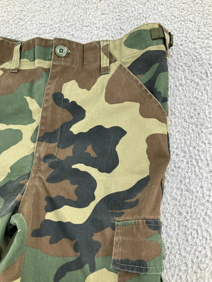 Pantalones del Ejército de Estados Unidos para mujer talla 16 Woodland Camo Ripstop Rothco BDU JR GI 28x27 Foto 3 de 4