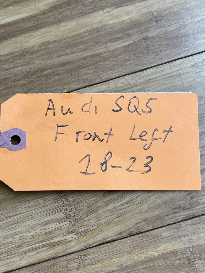 Audi SQ5 2018-2023 asiento delantero izquierdo derecho cubierta trasera gris OEM Foto 2 de 4