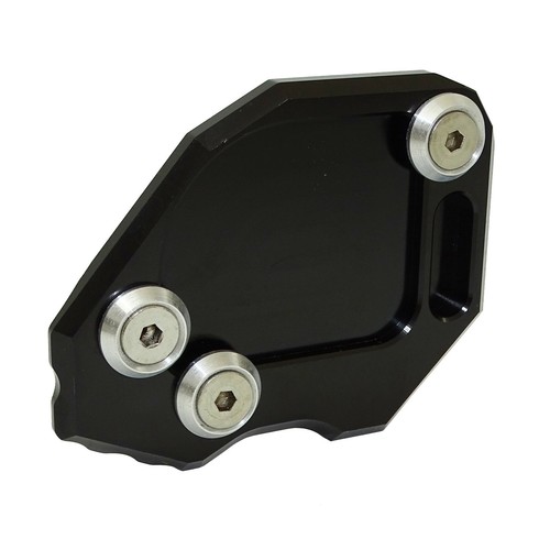 Black CNC Kickstand Side Stand Enlarger Foot Plate Pad For BMW F800GS 2008-2018 - Picture 4 of 5
