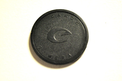Canon early plastic push on body cap for FD/FL mount film SLR cameras. Type #1