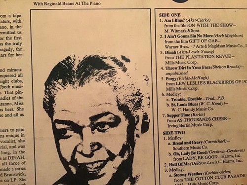 ETHEL WATERS HIGHLIGHTS FROM HER ILLUSTRIOUS CAREER LP. 6812. - Picture 4 of 9