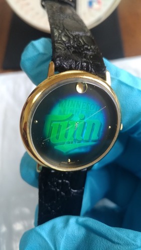 1990 MLB Upper Deck 3D Laserchron Holo Minnesota Twins UDC Quartz Faulty As-Is - Picture 8 of 15