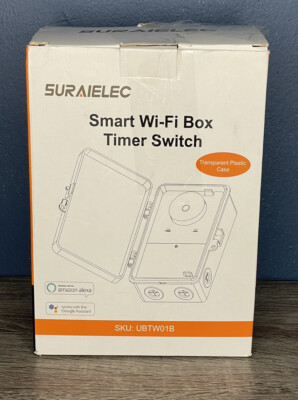 Suraielec Smart Wi-Fi Box Timer Switch UBTW01B - New Open Box. Free Shipping!