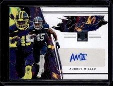 2023 Chronicles DP #CC-AMI Aubrey Miller Jr. Impeccable Canvas Creations Auto
