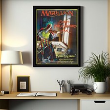 Marillion Script for a Jesters Tear Album Music Promotional Retro Poster A3