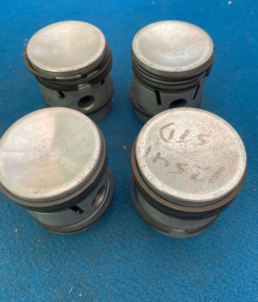 JUEGO COMPLETO DE PISTONES HEPOLITE 12541 AUSTIN A40 SOMERSET, DEVON & NASH METROPOLITAN Foto 4 de 4