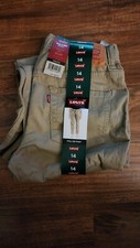 Levi's Boy's Comfort Waist Stretch Pull-On Slim Fit Pant Khaki, 14 