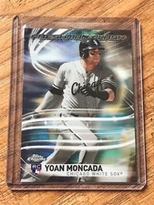 2017 TOPPS CHROME BASEBALL YOAN MONCADA FRESHMAN FLASH ROOKIE CARD White Sox
