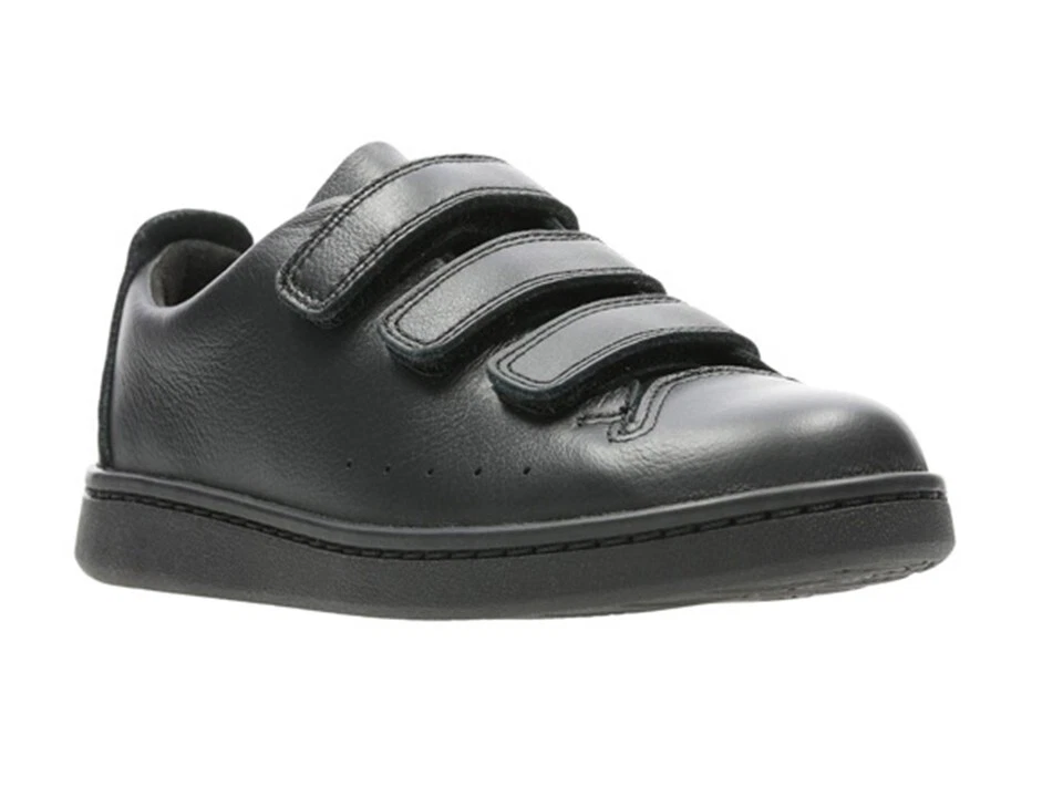Scarpe scuola Clarks bambino neonati Street Swift misura F nere
