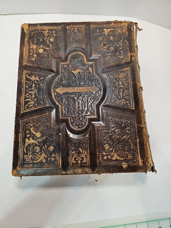 1876 Holy Bible Reference 1300 Illustration Goodspeed New York See Photos Foto 3 de 4