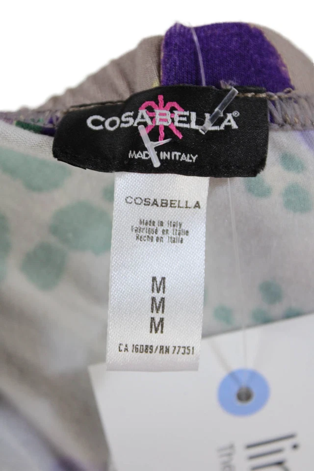 Pantalones de salón Cosabella para mujer cintura elástica multicolor talla M Foto 4 de 4