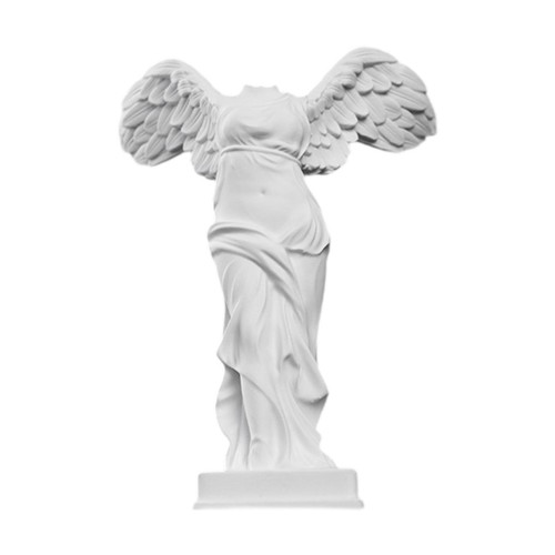 Statua della Vittoria Alata Hotel Farmhouse Desk Figure Figurina della Dea - Foto 3 di 5