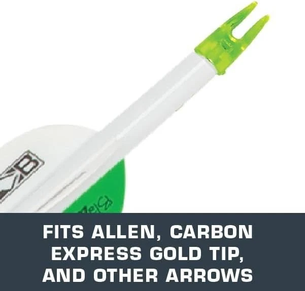 Leves de flecha Allen Company Gold Tip Carbon Express talla única, verdes Foto 4 de 4