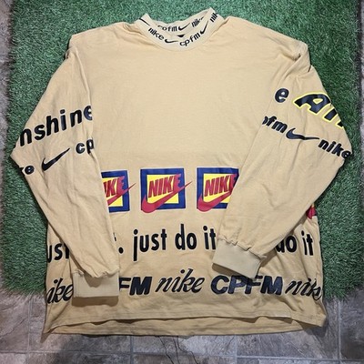 Size XL - Nike X Cactus Plant Flea Market Long Sleeve T Shirt Mustard Yellow