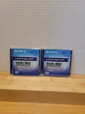 Sony Handycam DVD-RW 30min 1.4GB Rewritable Discs Blue 2-Pack