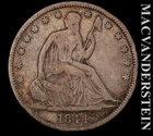 1844 Seated Liberty Half Dollar - Scarce  Fine  Semi-key  Better Date  #L5103