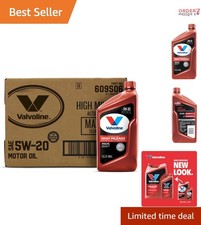 High Mileage Synthetic Blend Motor Oil 5W-20 1 Qt Pack of 6 MaxLife Technology 25.99 per gallon