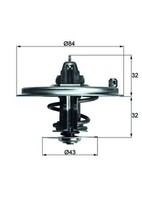 Mahle Thermostat KüHlmittel TX 36 85D FüR BMW E31 E38 E32 E34 7Er 8Er 5Er 530