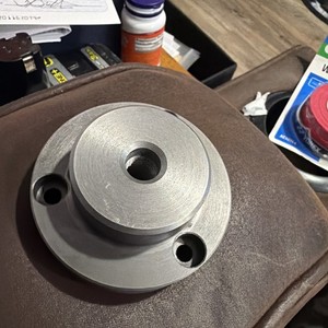 3900-3109 3 Jaw Chuck 1/2-20 Threaded Backplate, 3"