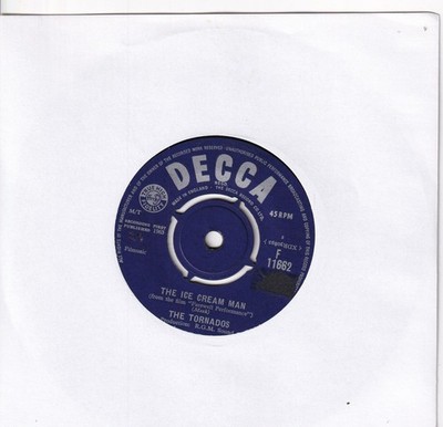 7'' Single - The Tornados - The ice cream man